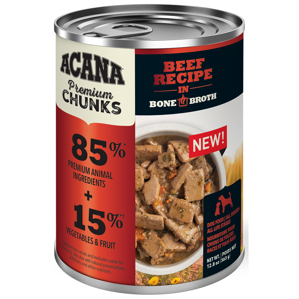 ACANA® Premium Chunks Wet Dog Food Recipes