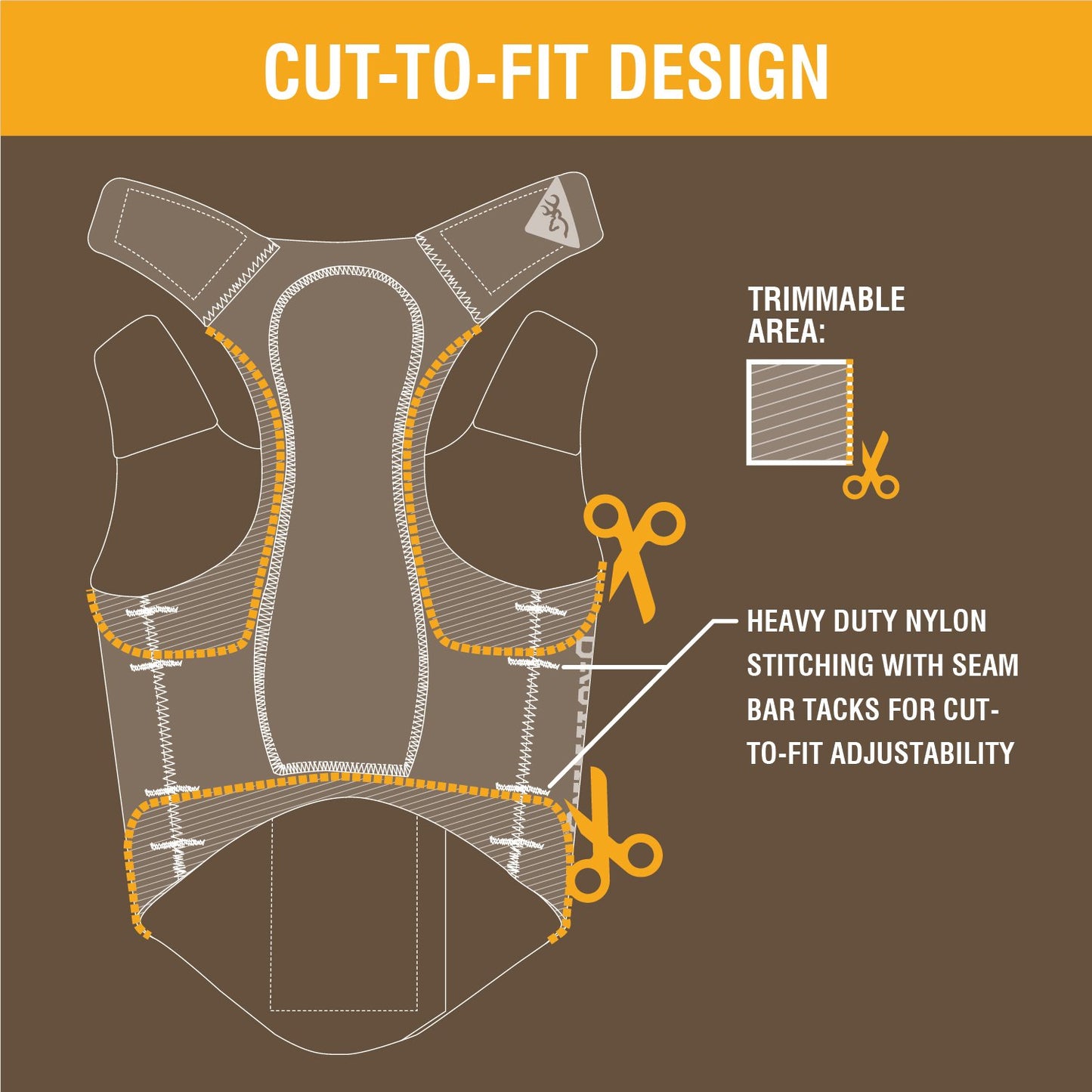 BROWNING® Neoprene Chest Protection Vest with Top Grab Handle - Critter Country Supply Ltd.
