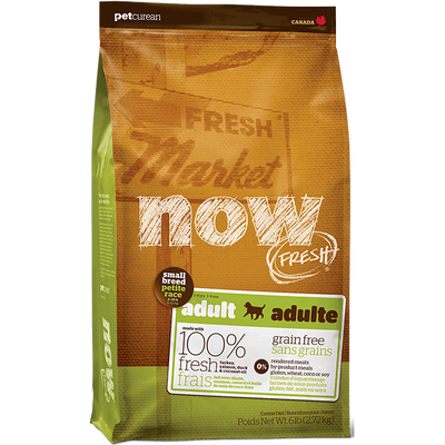 Now Fresh® GRAIN FREE Small Breed Adult Recipe 6lb - Critter Country Supply Ltd.