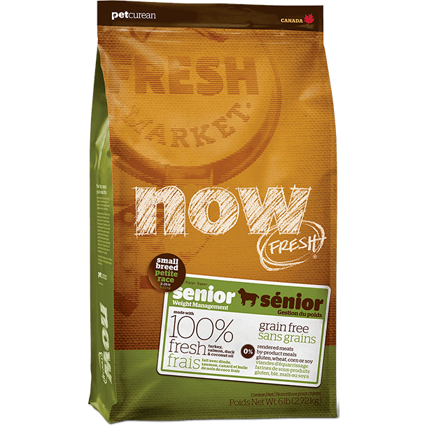 Now Fresh® GRAIN FREE Small Breed Senior Recipe 6lb - Critter Country Supply Ltd.