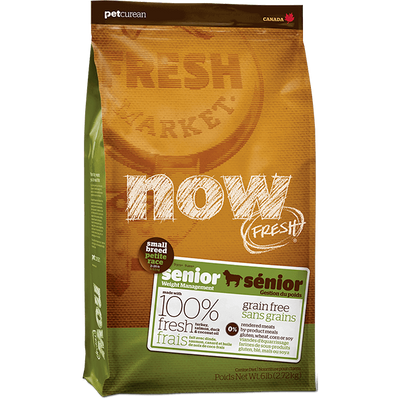 Now Fresh® GRAIN FREE Small Breed Senior Recipe 6lb - Critter Country Supply Ltd.