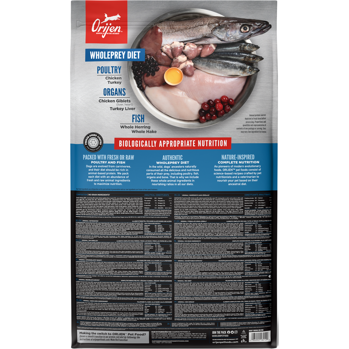 Orijen® ORIGINAL Biologically Appropriate™ Dog Food