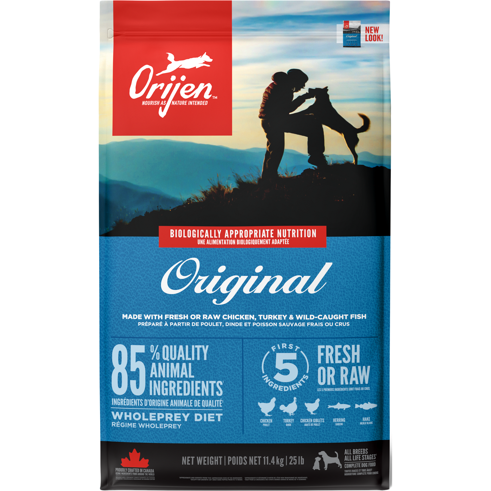 Orijen ORIGINAL Biologically Appropriate Dog Food Critter