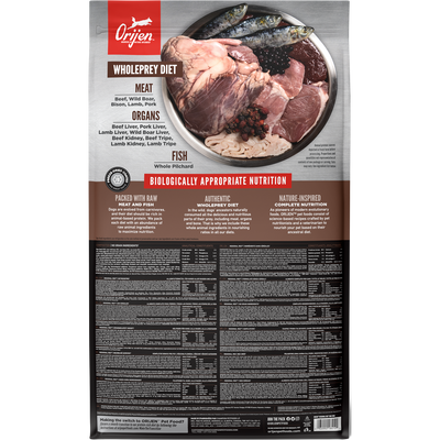 Orijen® REGIONAL RED Biologically Appropriate™ Dog Food
