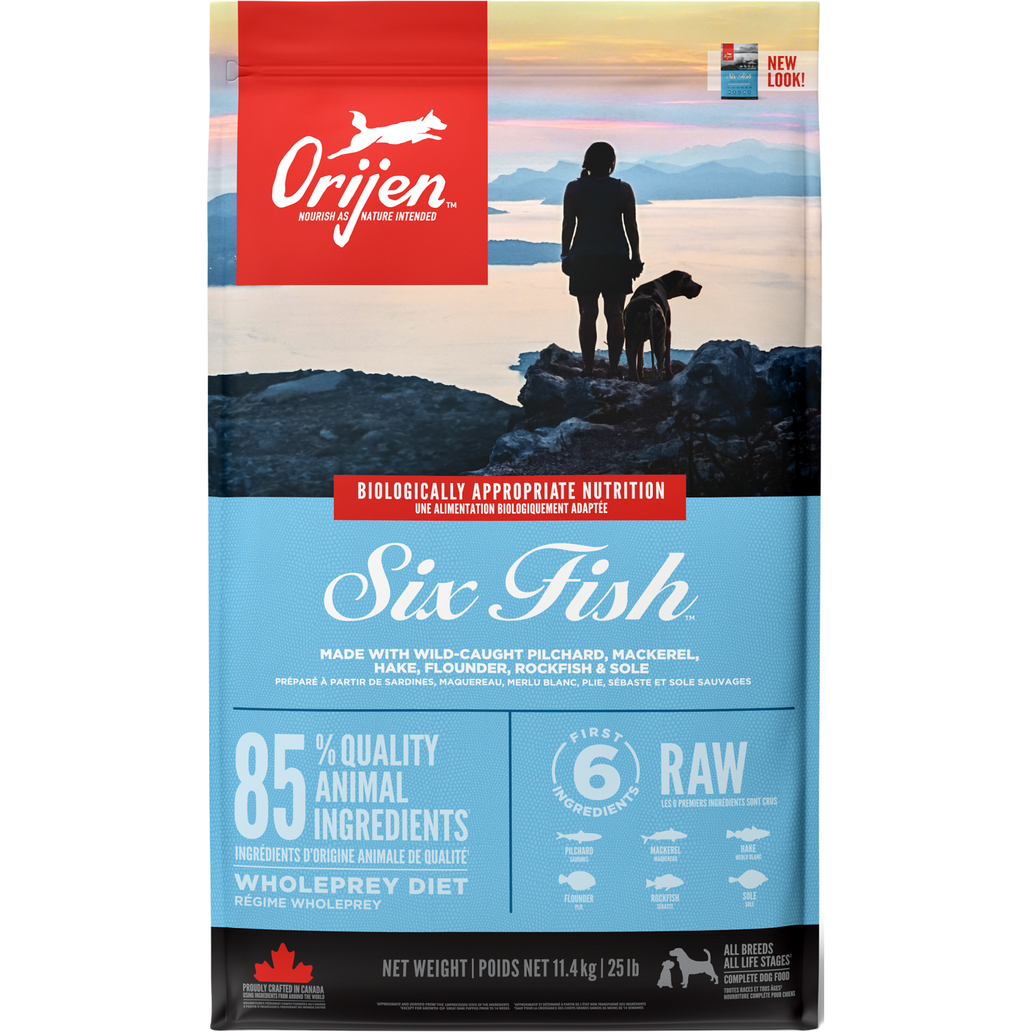 Orijen® SIX FISH Biologically Appropriate™ Dog Food