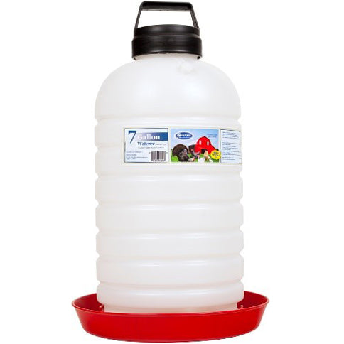 Farm-Tuff® 7 Gallon Top-Fill Plastic Poultry Fountain