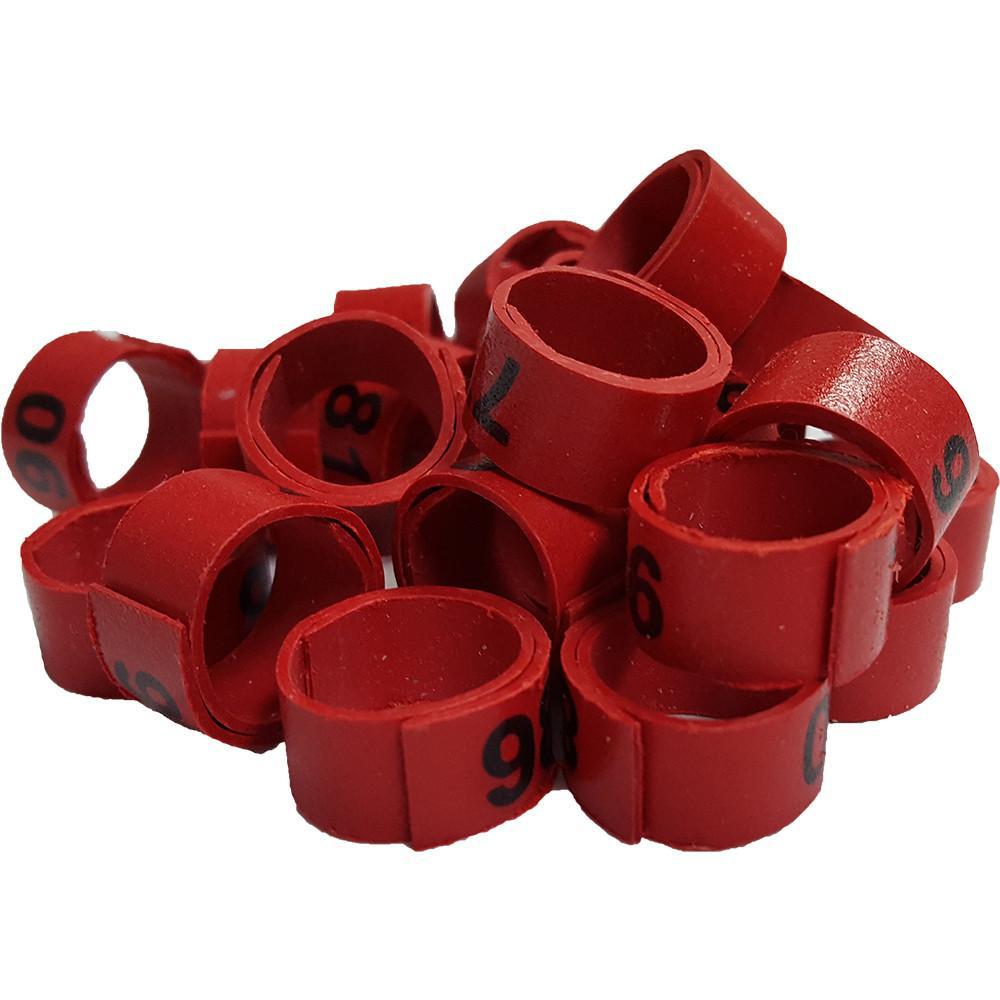 Poultry Leg Bands - Numbered Bandettes 25PK - Critter Country Supply Ltd.