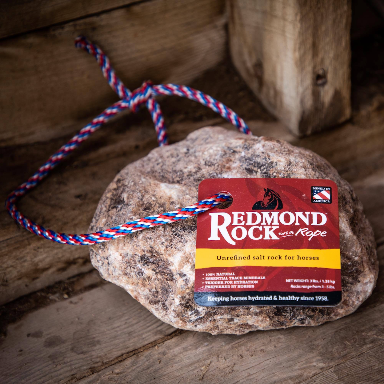 Redmond Rock® on a Rope 3LB