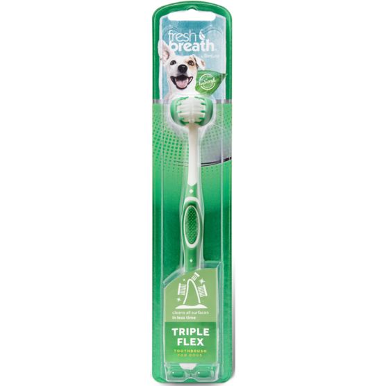 TropiClean® Fresh Breath® TripleFlex Toothbrush for Dogs