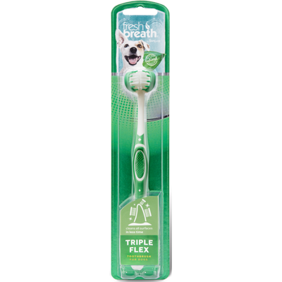 TropiClean® Fresh Breath® TripleFlex Toothbrush for Dogs