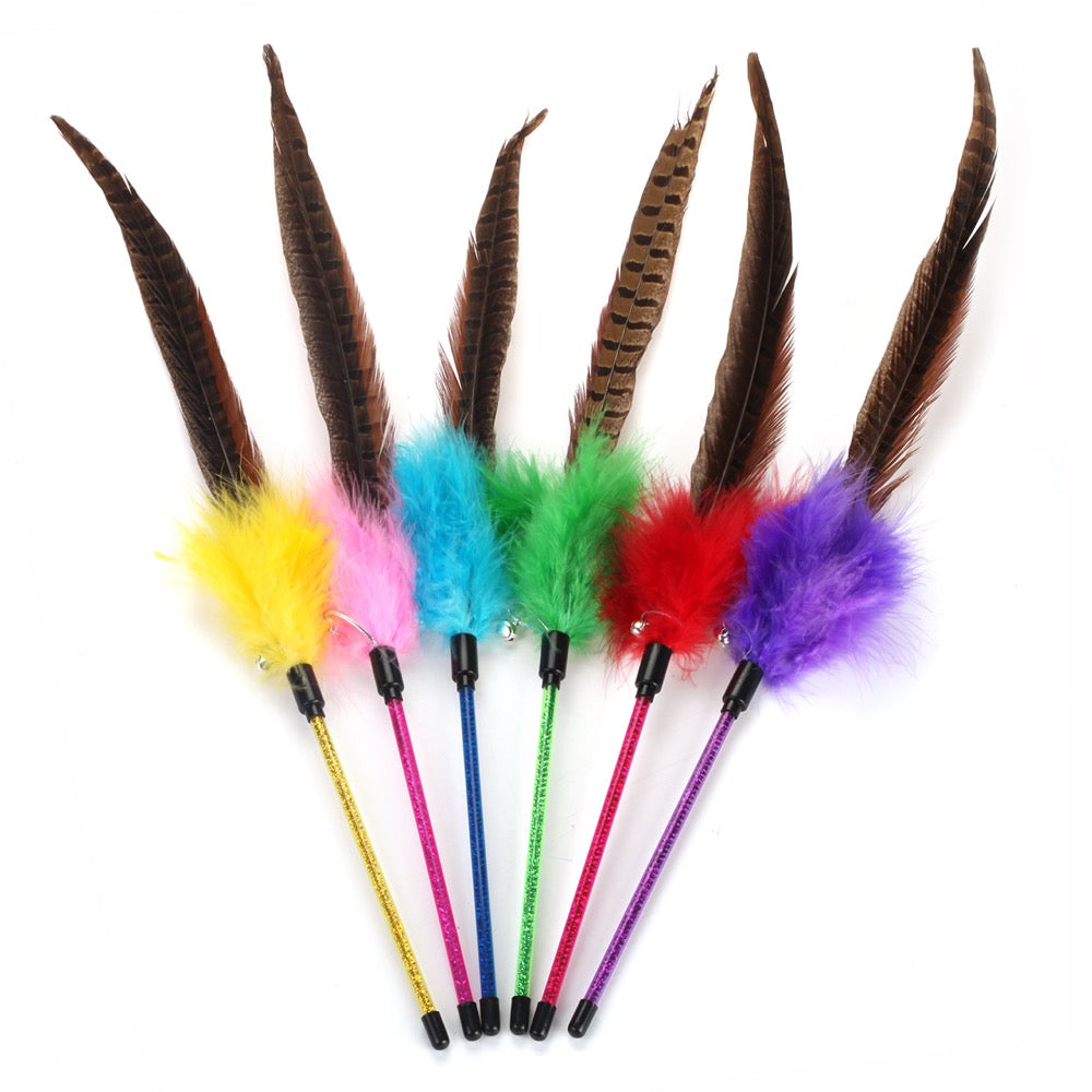 WonPet® Double Feather Cat Teaser
