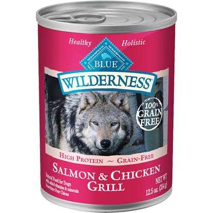 BLUE™ Wilderness® Canned Natural Wet Dog Food 12.5oz - Critter Country Supply Ltd.