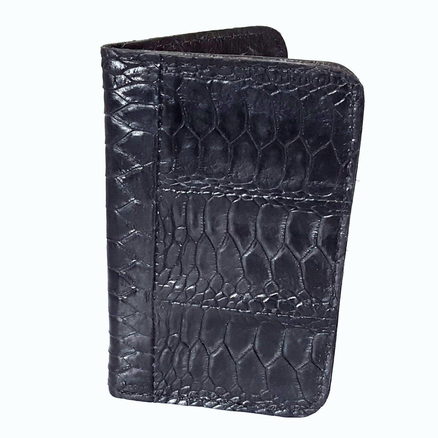 Black Turkey Leg Leather Card Holder - Critter Country Supply Ltd.