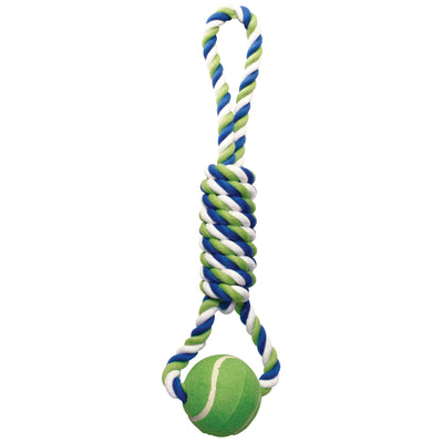 Dogit® Tennis Ball Rope Toy