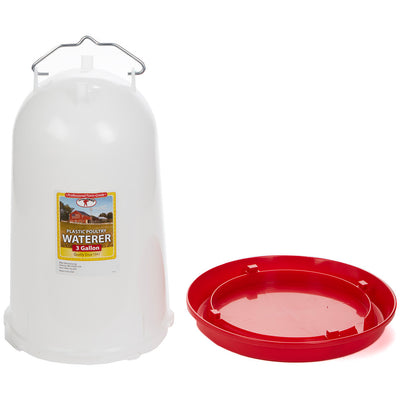 Little Giant® 3 Gallon Plastic Poultry Waterer