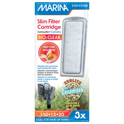 Marina® Bio-Clear Slim Filter Cartridge 3PK