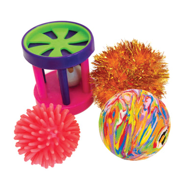 Cat Love® Furry Frolics Cat Toys 4PK