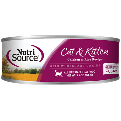 NutriSource® Chicken & Rice Recipe Wet Cat Food