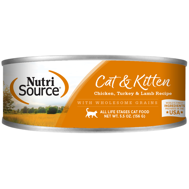 NutriSource® Chicken, Turkey & Lamb Recipe Wet Cat Food