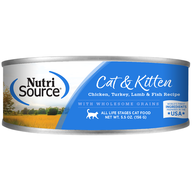 NutriSource® Chicken, Turkey, Lamb & Fish Recipe Wet Cat Food