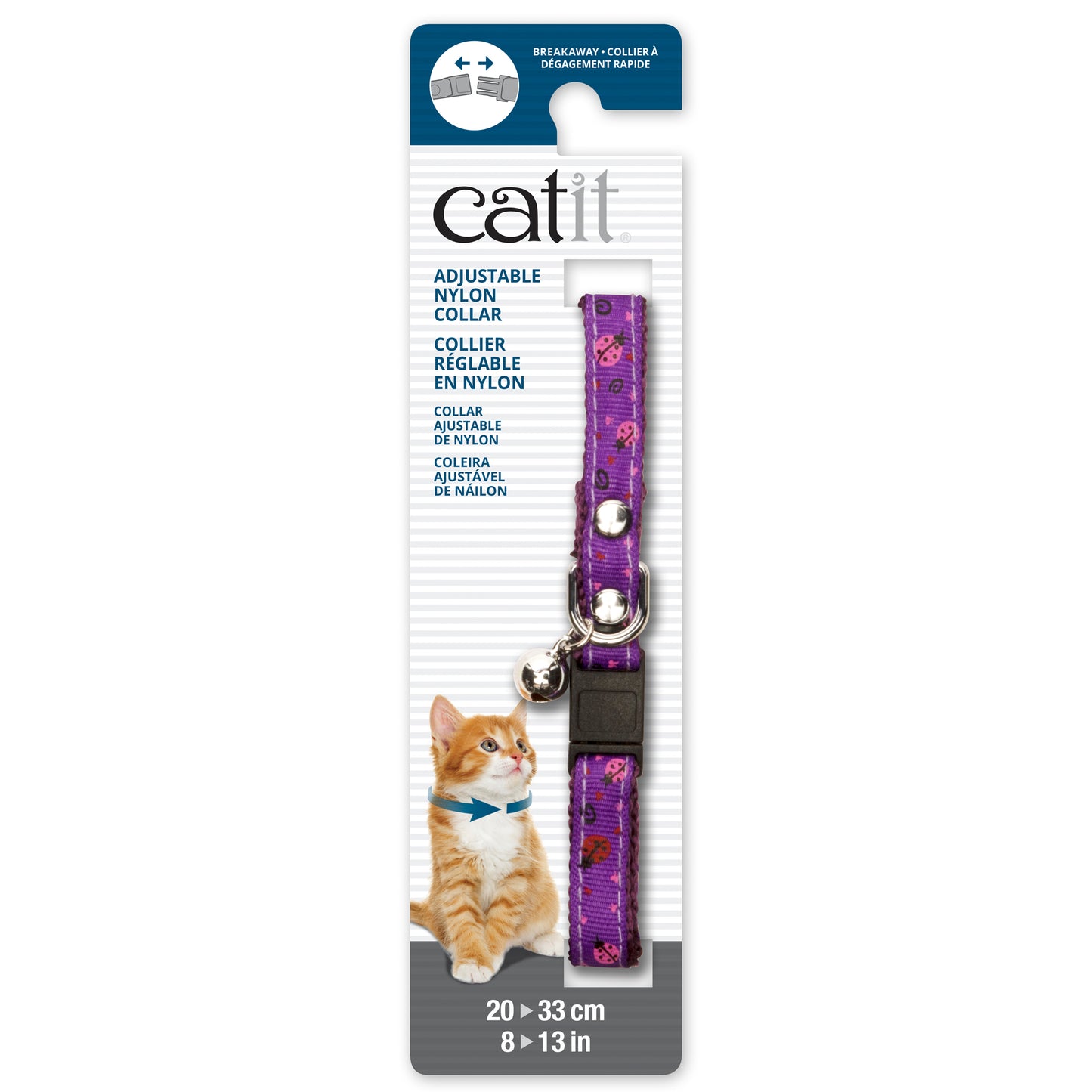 Catit® Adjustable Breakaway Nylon Cat Collar