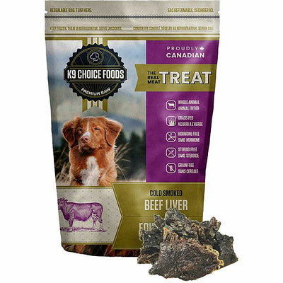 K-9 Choice Cold Smoked Beef Liver