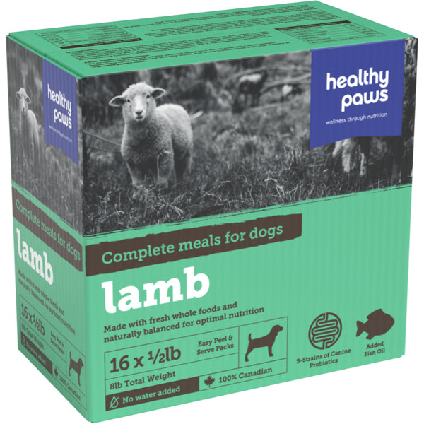 Healthy Paws® Frozen Raw Complete Dog Dinner
