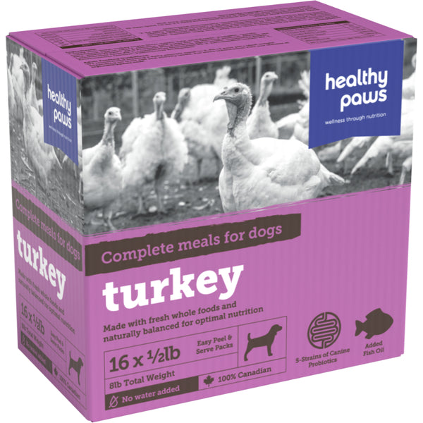 Healthy Paws® Frozen Raw Complete Dog Dinner
