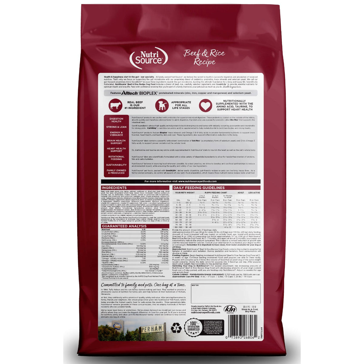 NutriSource® Beef & Rice Recipe