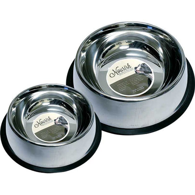 Nourish Stainless Steel Anti-Skid Pet Bowl