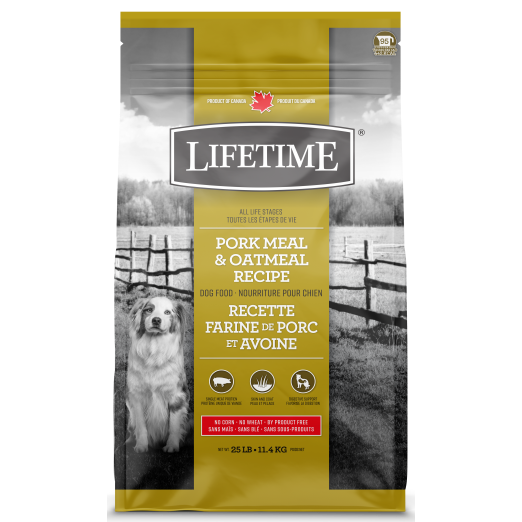 Lifetime® Pork Meal & Oatmeal Recipe