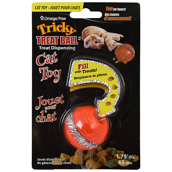 Omega Paw® Tricky Treat Ball™ for Cats