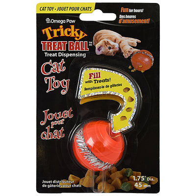 Omega Paw® Tricky Treat Ball™ for Cats