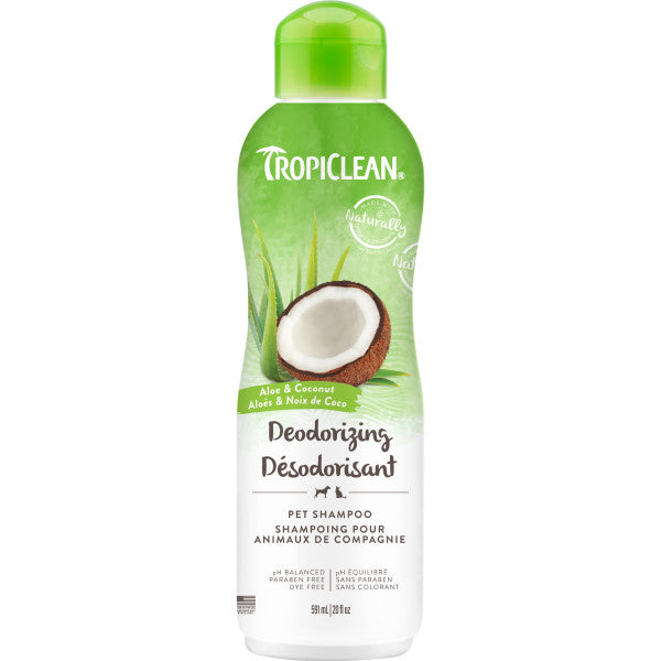 TropiClean® Aloe & Coconut (Deodorizing) Pet Shampoo