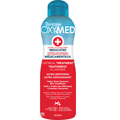 TropiClean® OxyMed® Medicated Oatmeal Treatment Pet Shampoo