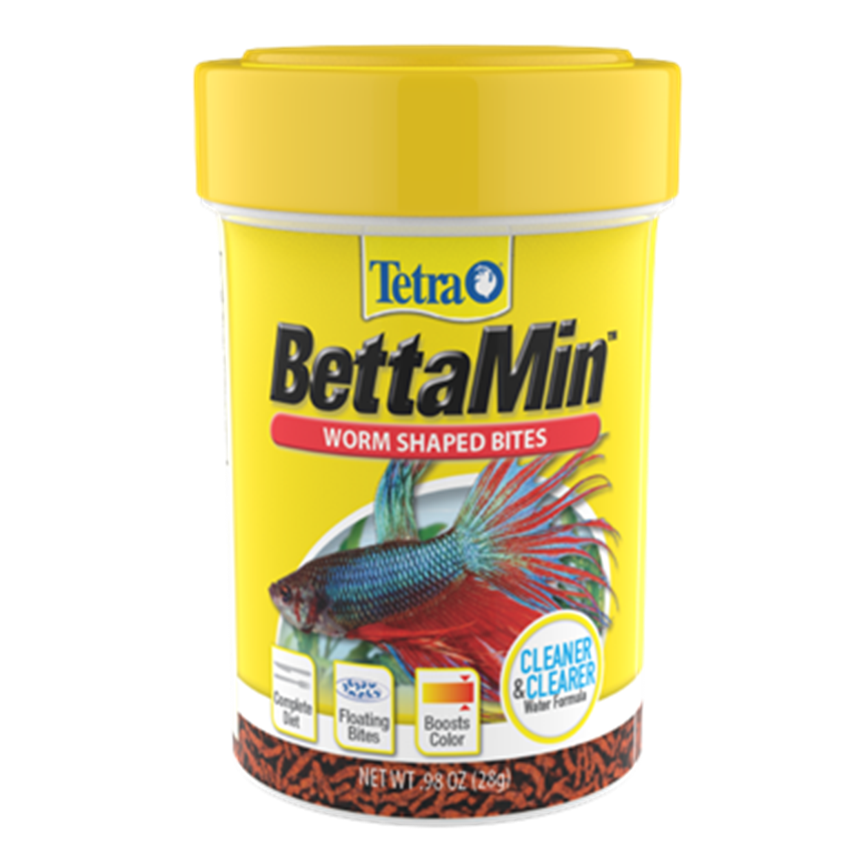 Tetra® BettaMin® Worm Shaped Bites