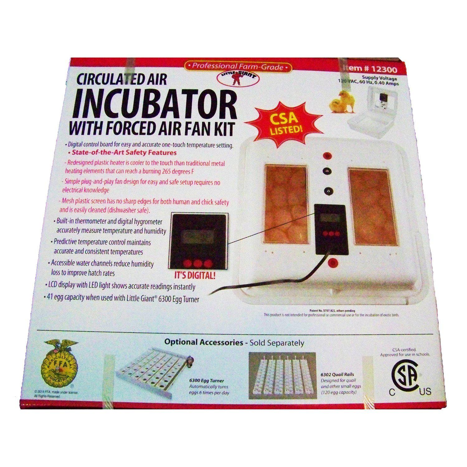 Little Giant® 12300 Circulated Air Incubator - Critter Country Supply Ltd.