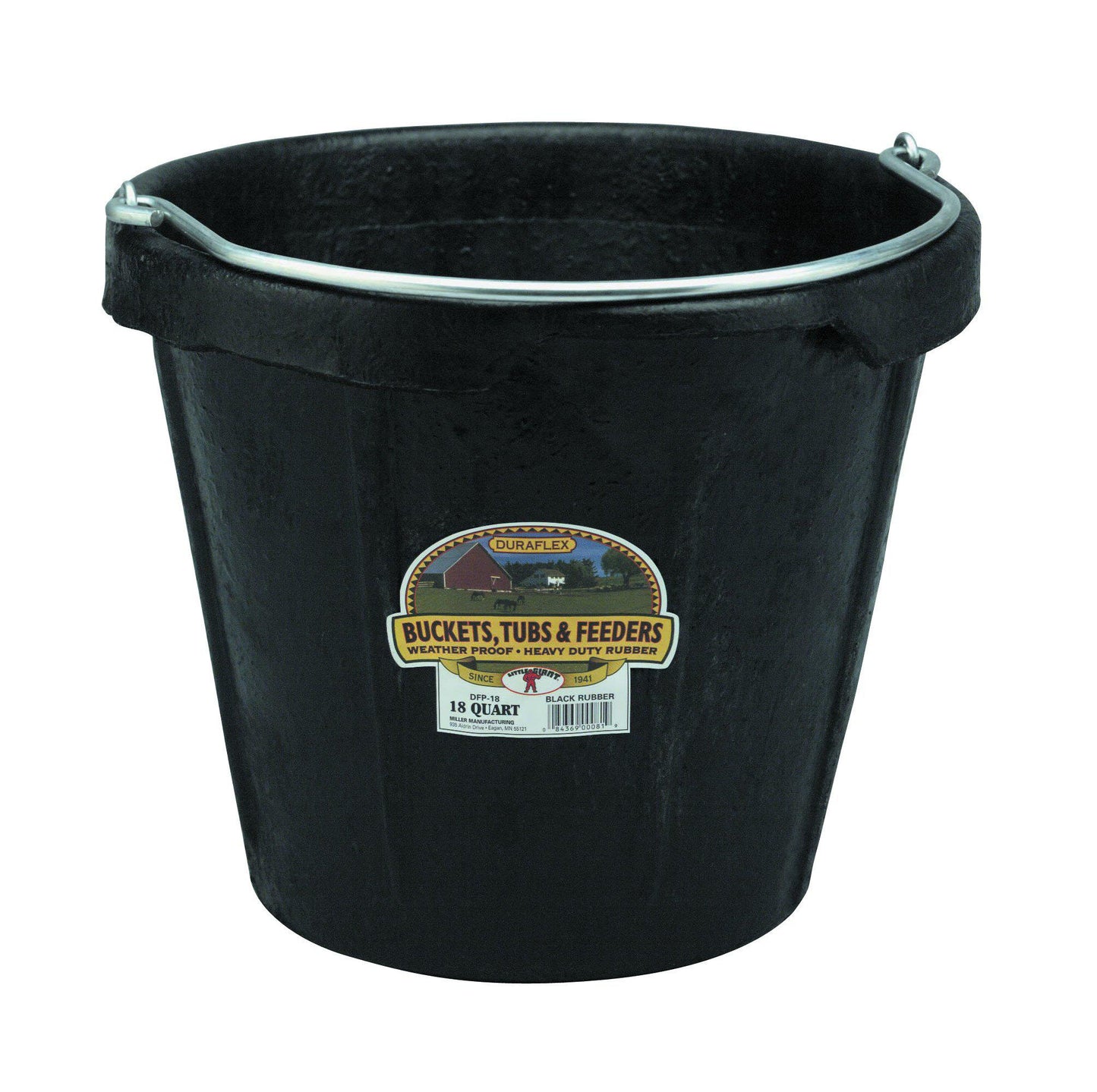 Little Giant® 18 Quart Rubber Pail With Pouring Lip - Critter Country Supply Ltd.