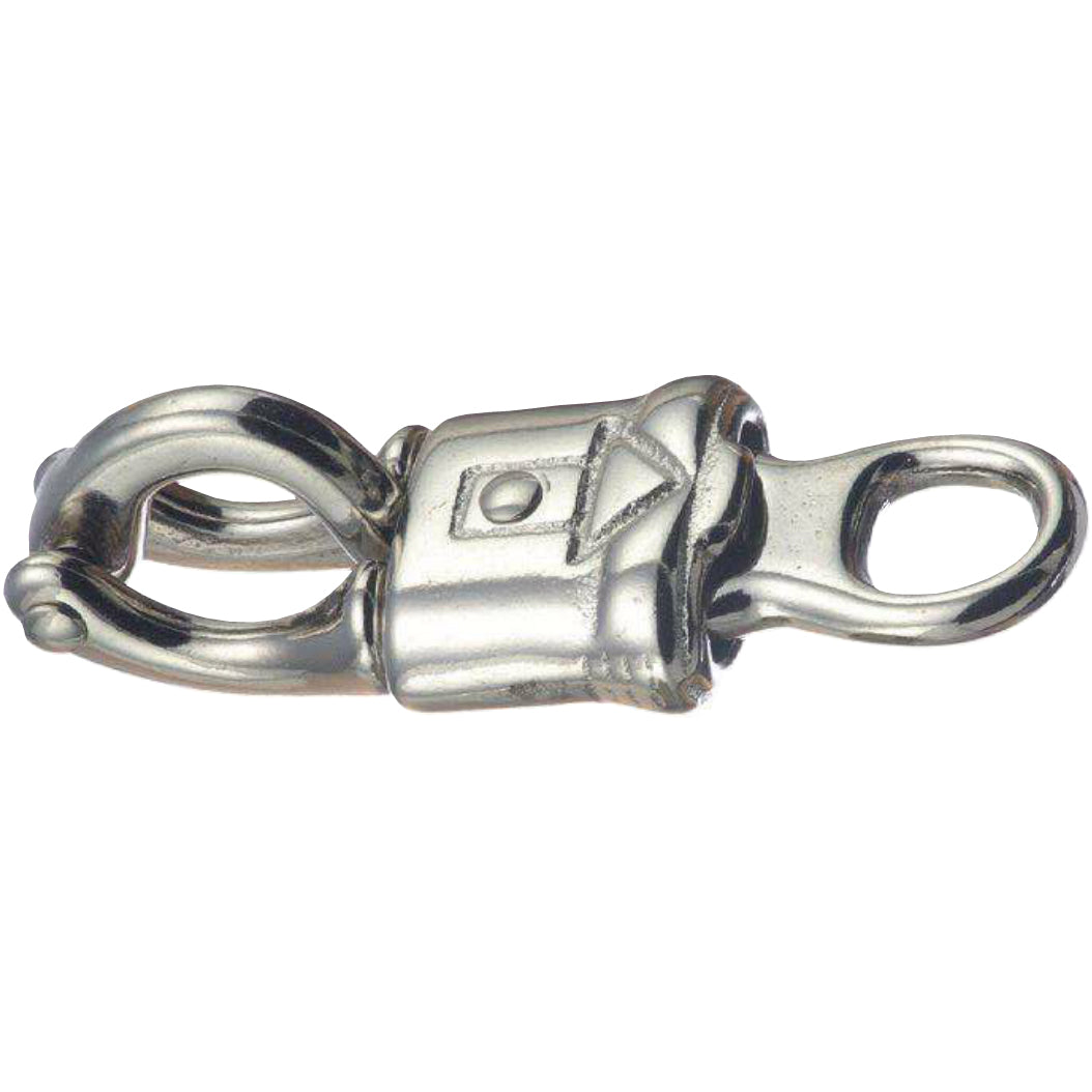 Western Rawhide Snap: 4" Nickel Plated Malleable Iron Panic Snap - Critter Country Supply Ltd.