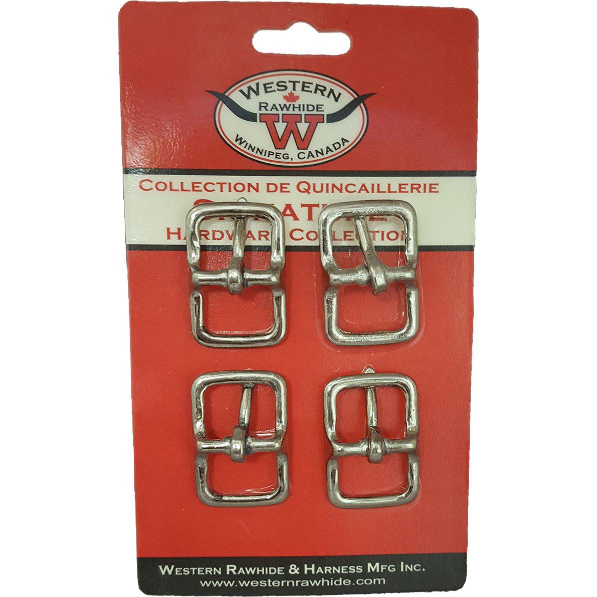 Western Rawhide Buckles: 3/4" Chrome Plated Bronze Bridle Buckle - Critter Country Supply Ltd.