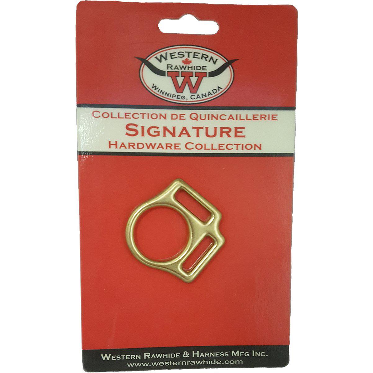 Western Rawhide Halter Squares: 2 Loop Solid Bronze Square - Critter Country Supply Ltd.