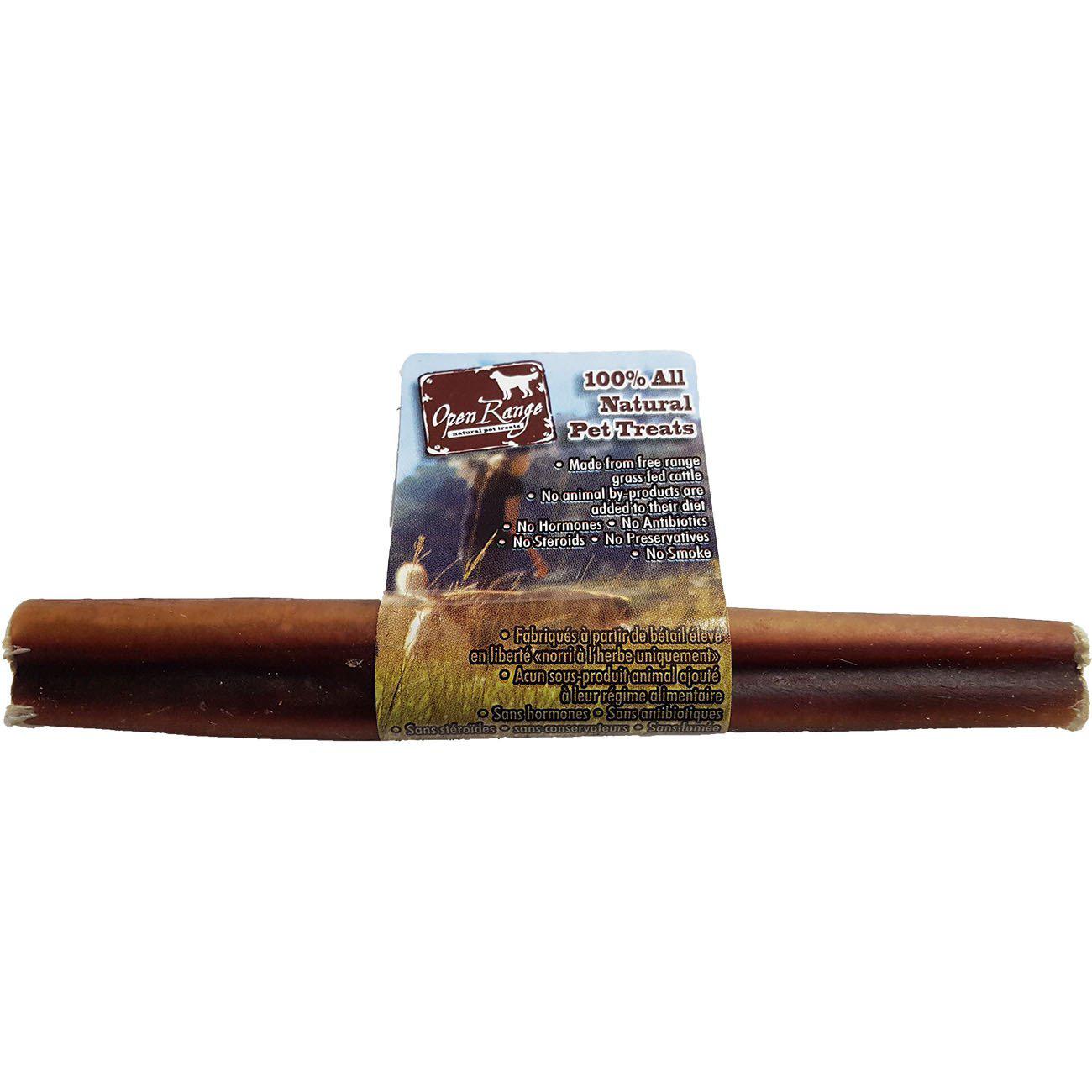 Open Range 5-6" Beef Bully Stick - Critter Country Supply Ltd.
