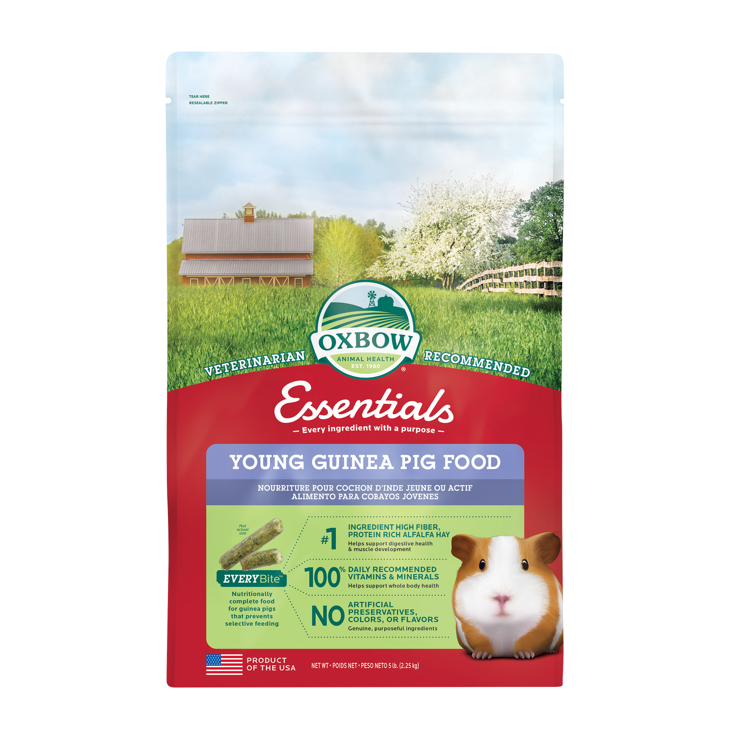 Oxbow® Essentials - Young Guinea Pig Food