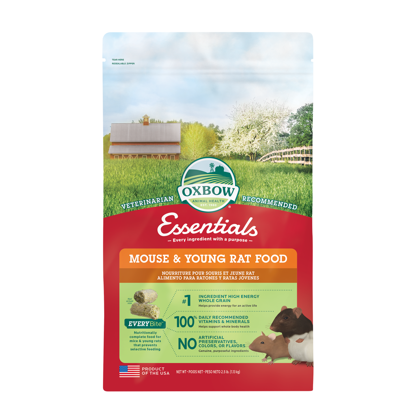 Oxbow® Essentials - Mouse & Young Rat Food
