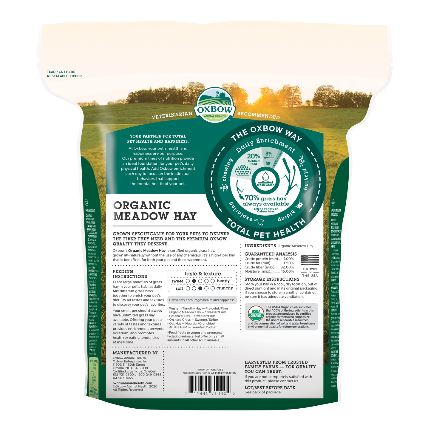 Oxbow® Organic Meadow Hay