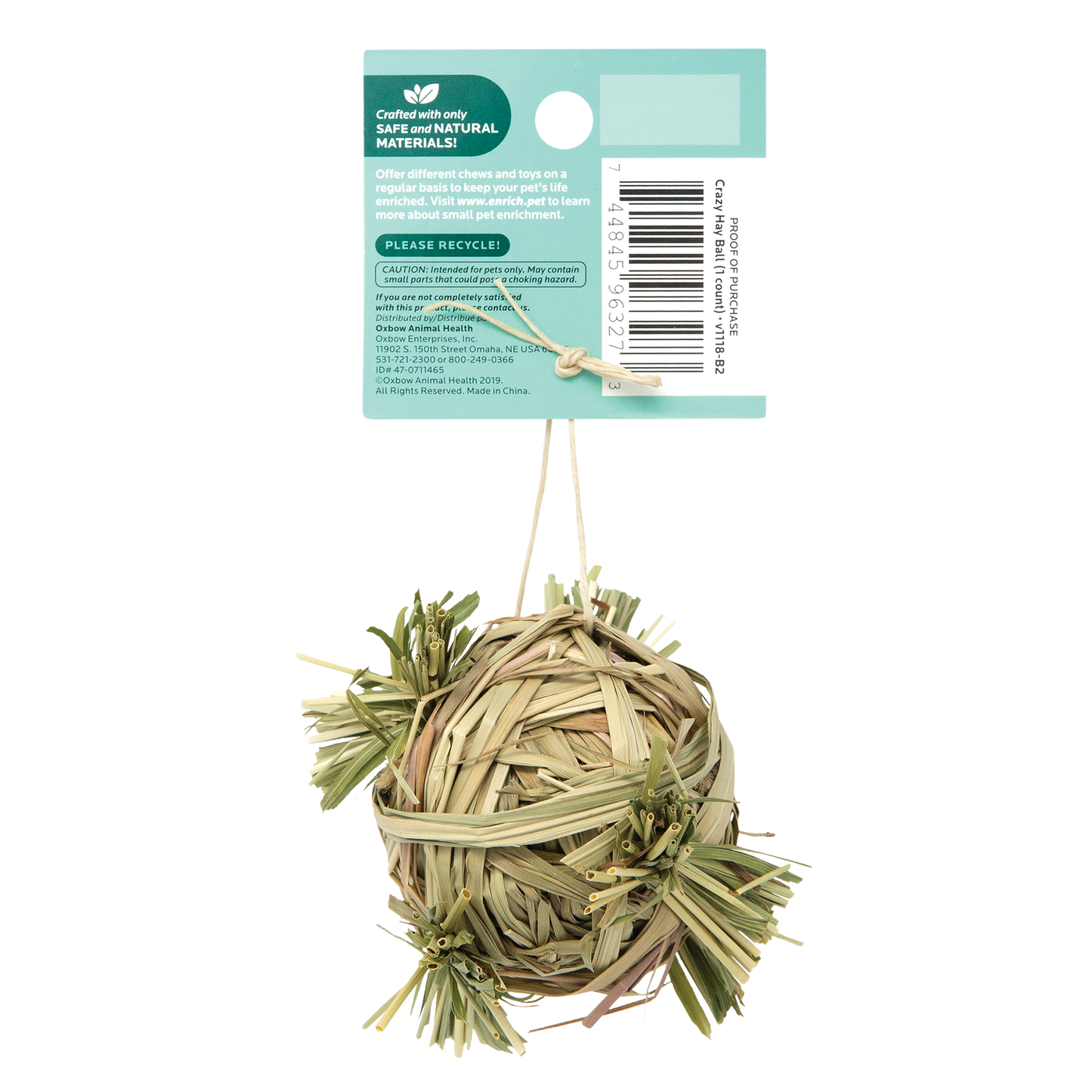 Oxbow® Enriched Life - Crazy Hay Ball