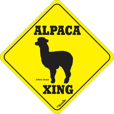 Xing Sign - Alpaca - Critter Country Supply Ltd.