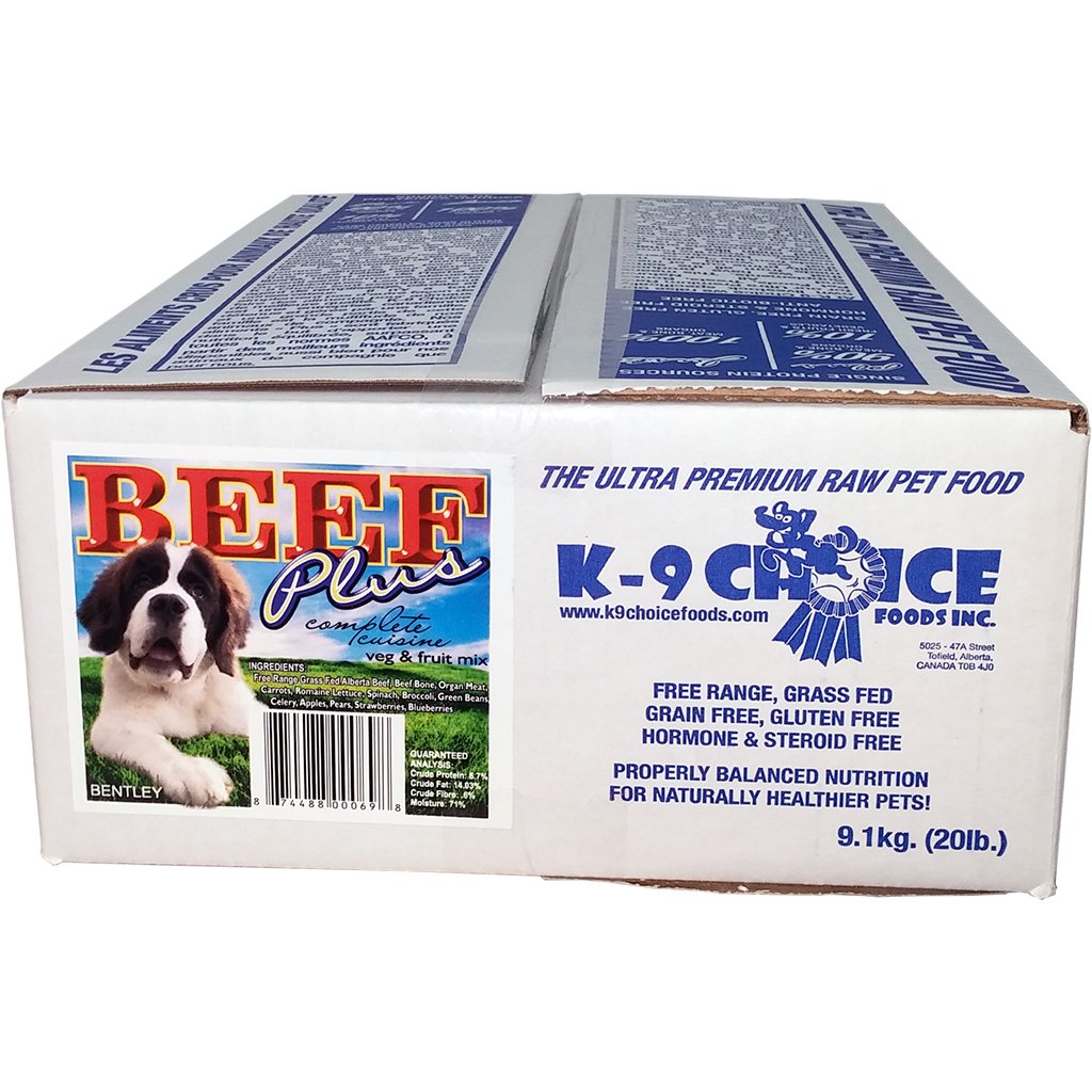 K-9 Choice Beef Plus 20LB - Critter Country Supply Ltd.