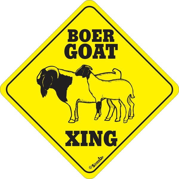 Xing Sign - Boer Goat - Critter Country Supply Ltd.