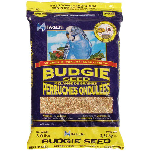 Hagen® Original Blend Budgie Seed 2.72 kg (6 lbs) - Critter Country Supply Ltd.